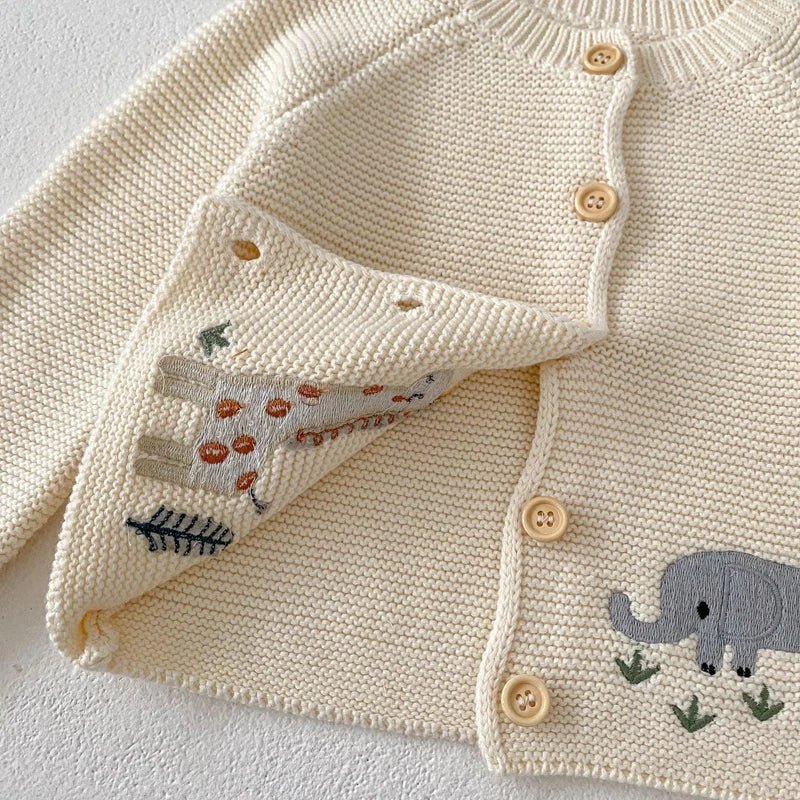 Gebreide Baby Safari Vest