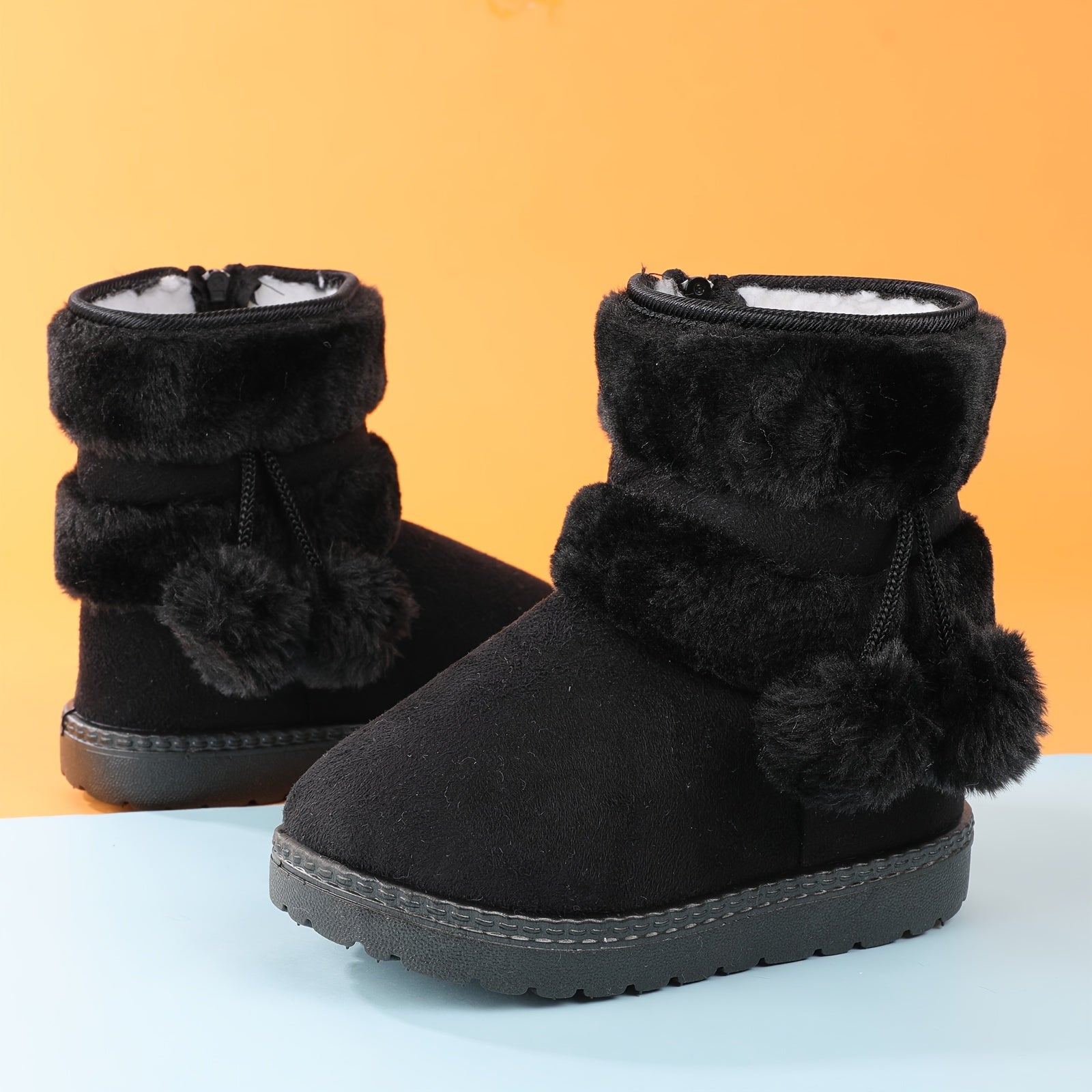 Chloe - Fleece Knusse Antislip Laarzen voor Meisjes in de Sneeuw