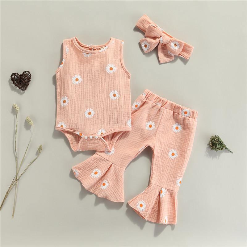 Zomerse Flared Disco Daisy Set