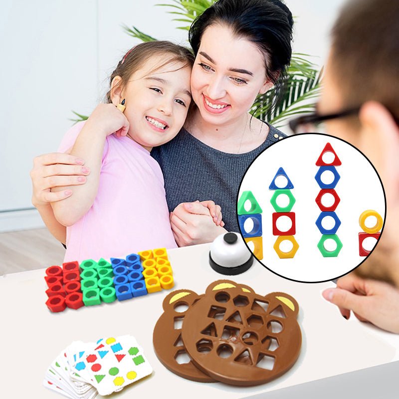 Shape Bear Family Game | Montessori Toys for Learning Shapes